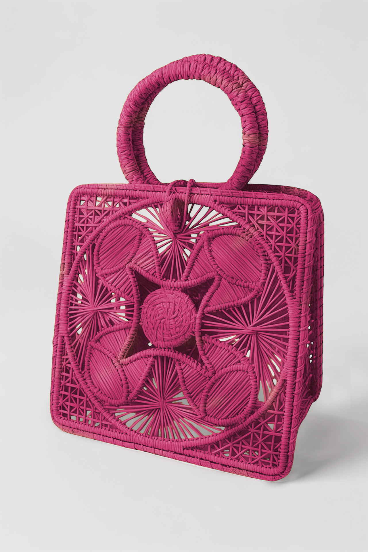 Mel Boteri Elisa Small Tote in Orquidea Magenta Pink
, front view