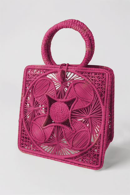 Mel Boteri Elisa Small Tote in Orquidea Magenta Pink
, front view